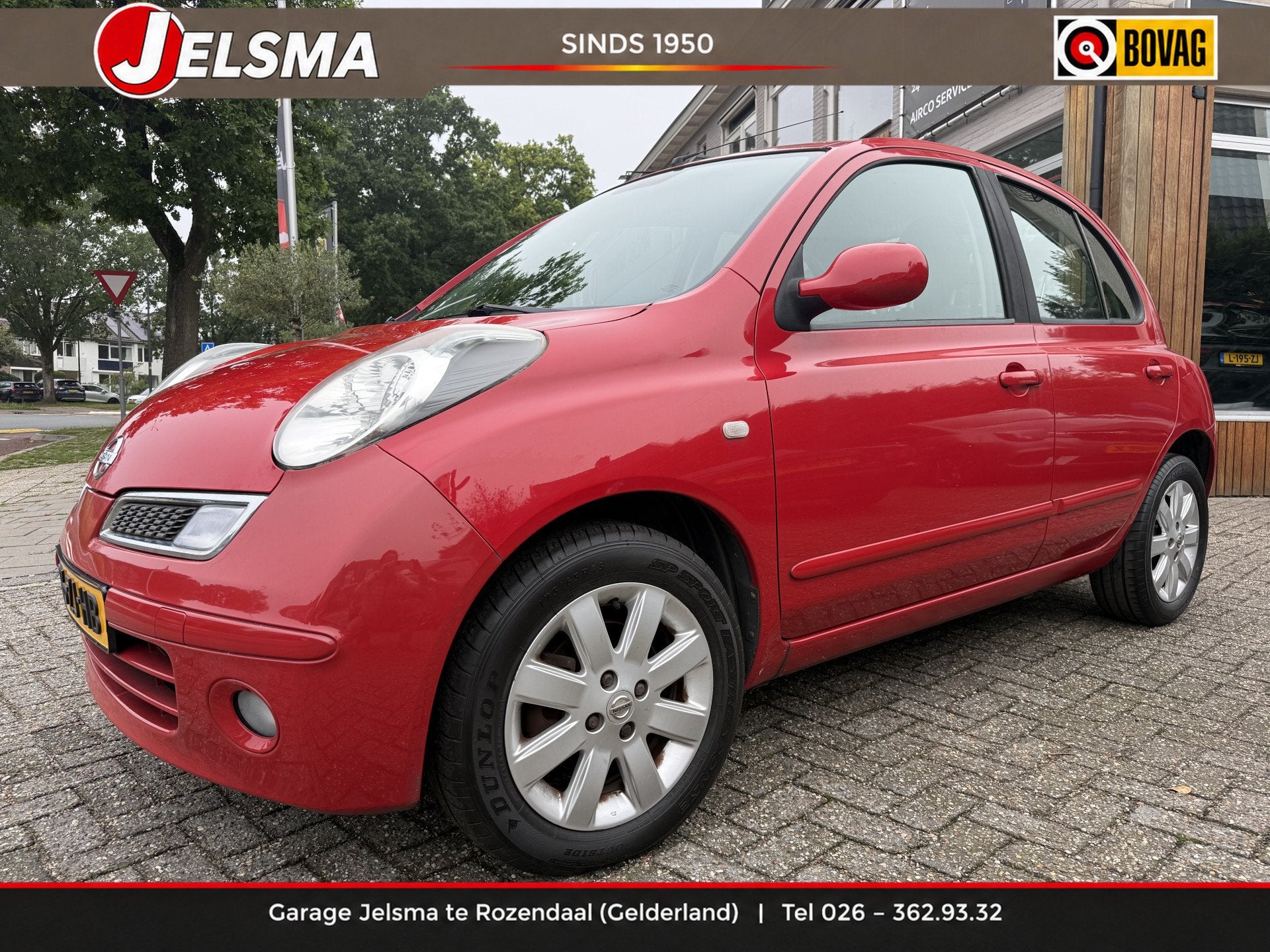 Nissan Micra 1.2 80pk Acenta 5dr., Airco | Trekhaak | Dealer, Auto's, Voorwielaandrijving, Stof, Gebruikt, 31 €/maand