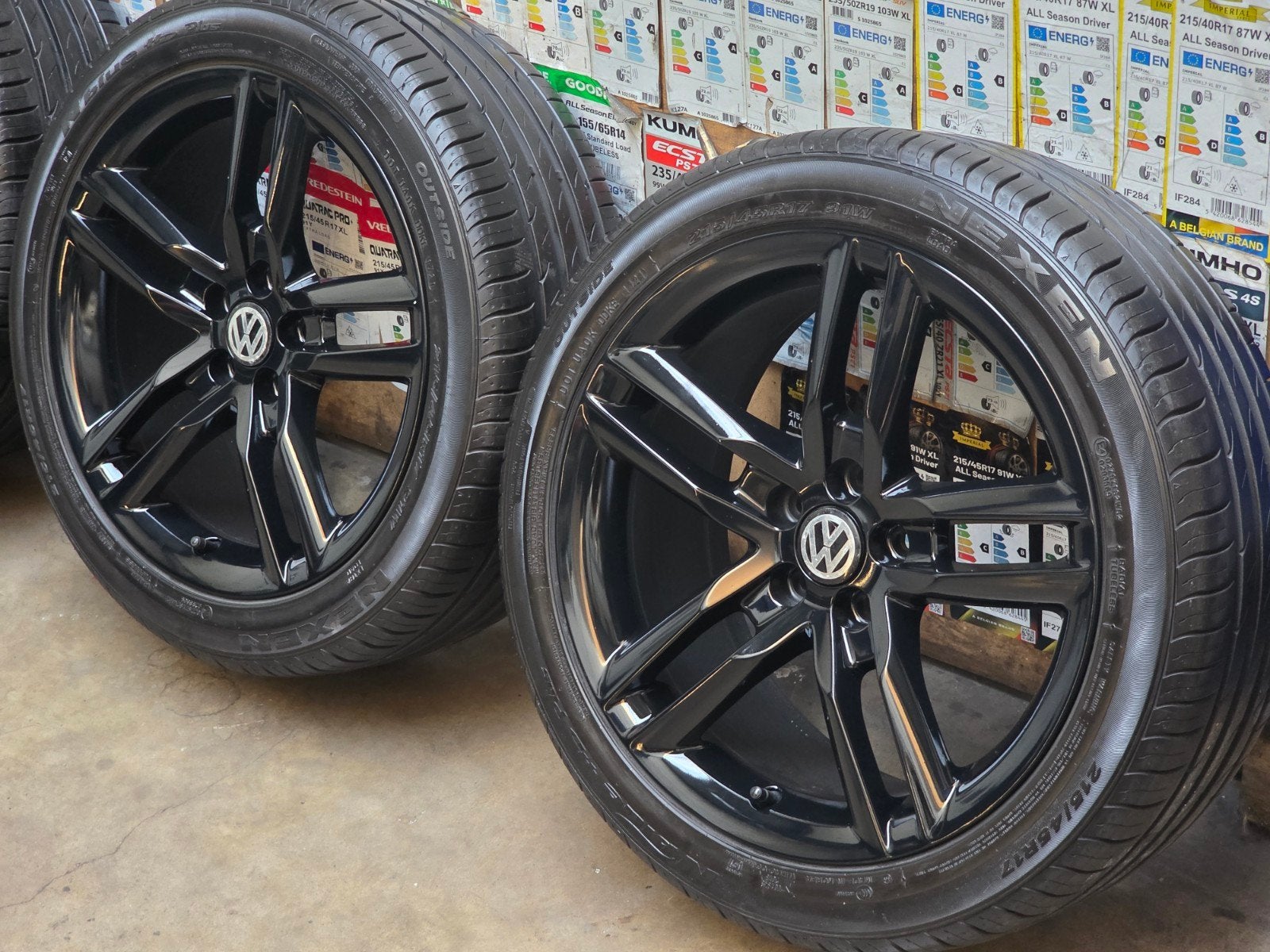 5x100 Originele Audi A1/VW Polo  17 inch+zgan zomerbanden, Auto-onderdelen, Banden en Velgen, Banden en Velgen, 17 inch, Ophalen of Verzenden