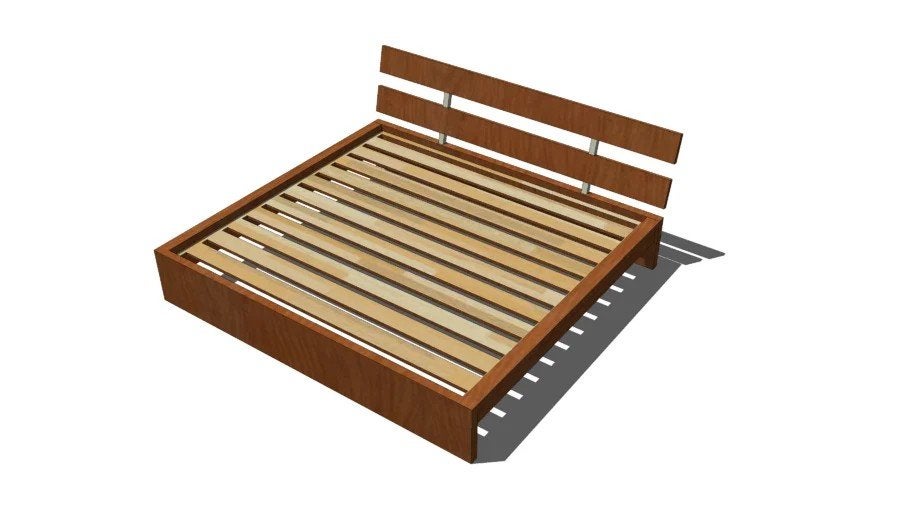 Ikea Hopen bed 160x200 met lattenbodems, Huis en Inrichting, Ophalen