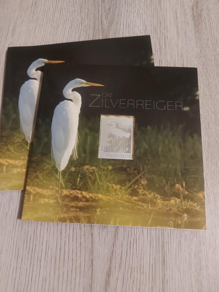 zilverreiger zilveren postzegel postNL €10, Ophalen of Verzenden