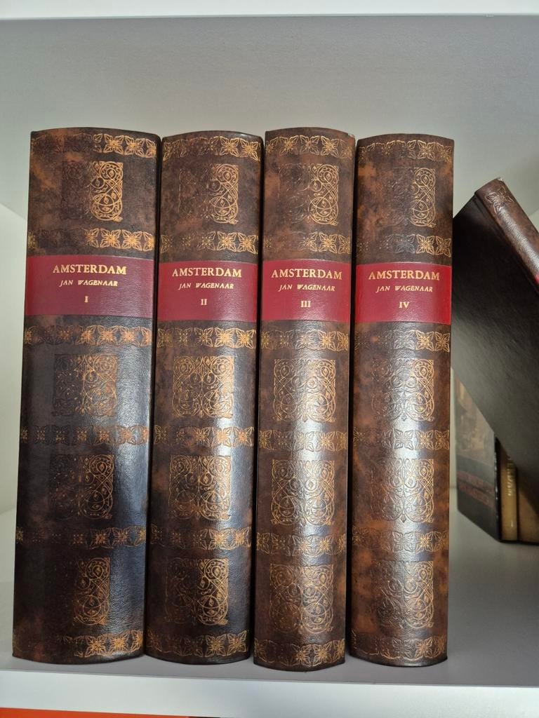 Amsterdam: door Jan Wagenaar (4 del, Boeken, Ophalen, 17e en 18e eeuw, Gelezen, Jan Wagenaar