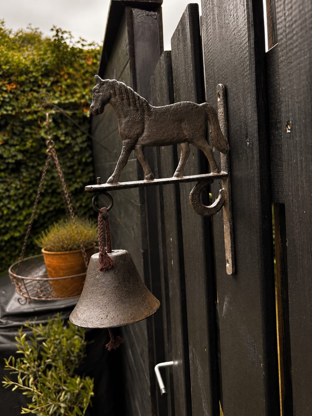 Gietijzeren bel met paard, Ophalen of Verzenden, Nieuw