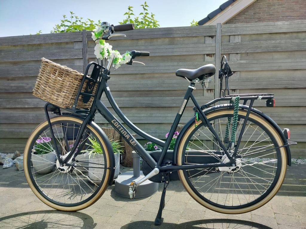 Cortina U4 - 61cm - stadsfiets / omafiets / damesfiets, Ophalen, Versnellingen, 56 cm of meer, Trommelrem