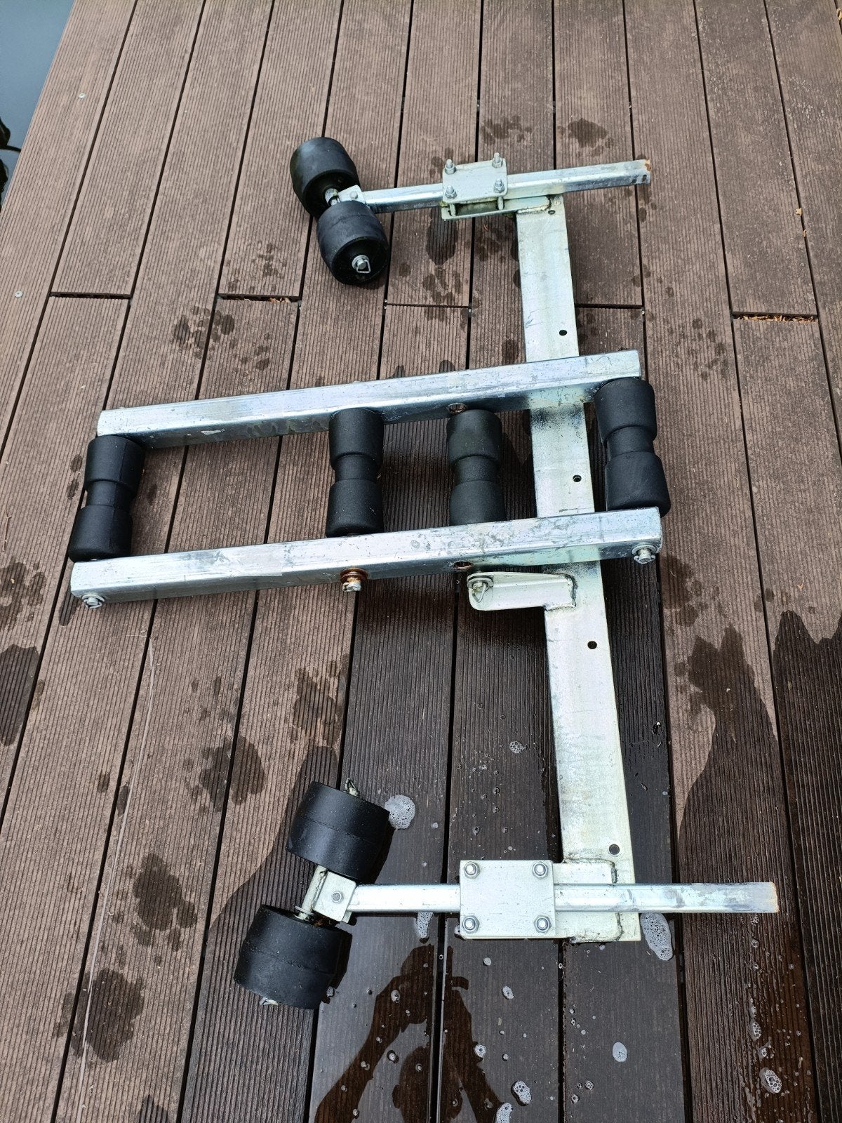 Zwaar Gegalvaniseerde kantel traile - Breedte 120mm, 5mm dik, Watersport en Boten, Ophalen