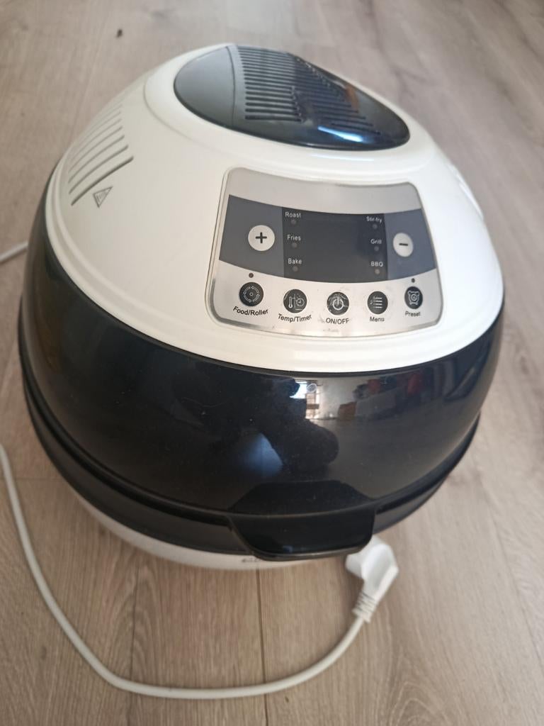 Molino Airfryer - Wit/Zwart - Zo goed als nieuw, Ophalen of Verzenden, Zo goed als nieuw, Airfryer, 1000 t/m 1499 gram