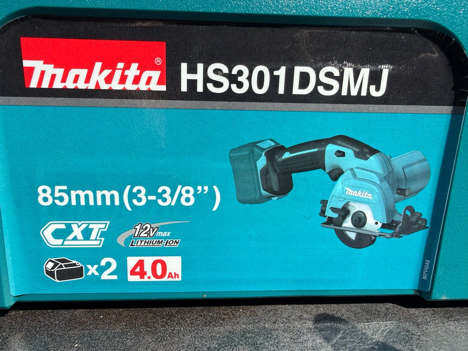Makita HS301DSMJ 10.8V Cirkelzaag met lader en 4.0Ah accu, Minder dan 30 mm, Cirkelzaag, Ophalen of Verzenden, Zo goed als nieuw