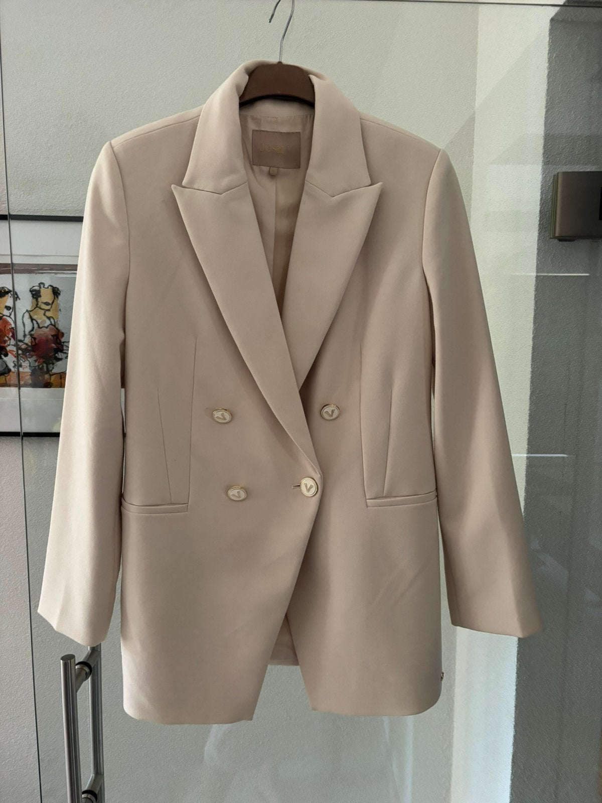 Colbert josh V M, Ophalen of Verzenden, Zo goed als nieuw, Beige