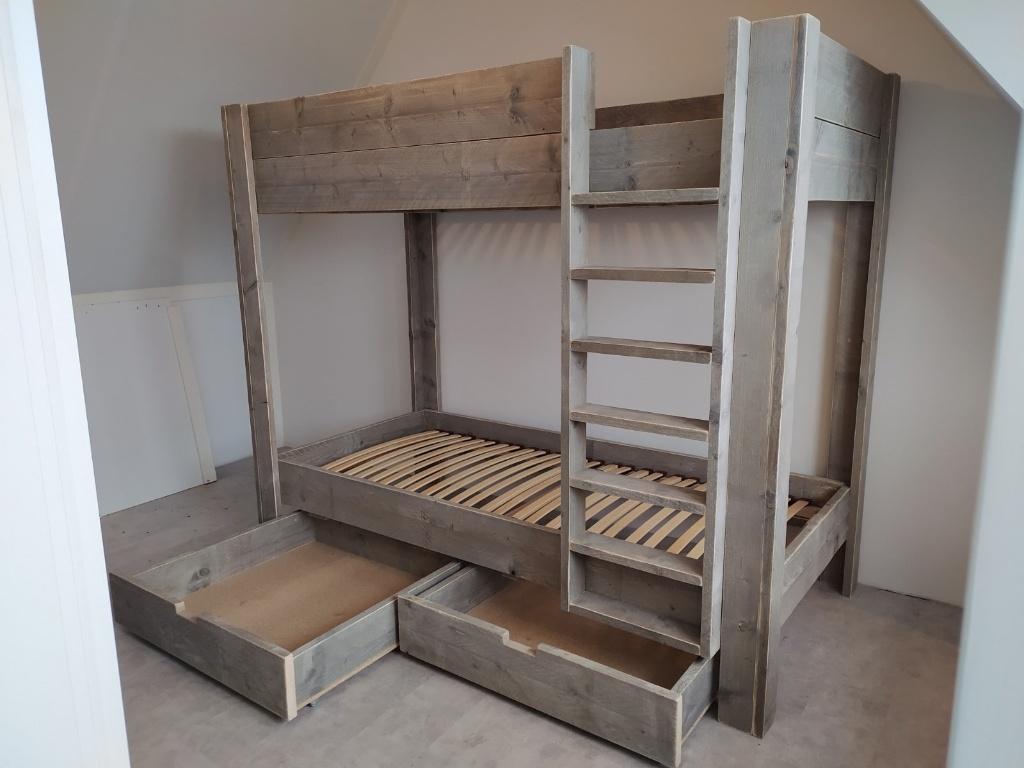Stapelbedden en hoogslapers van steigerhout, Ophalen of Verzenden, Nieuw, Overige typen