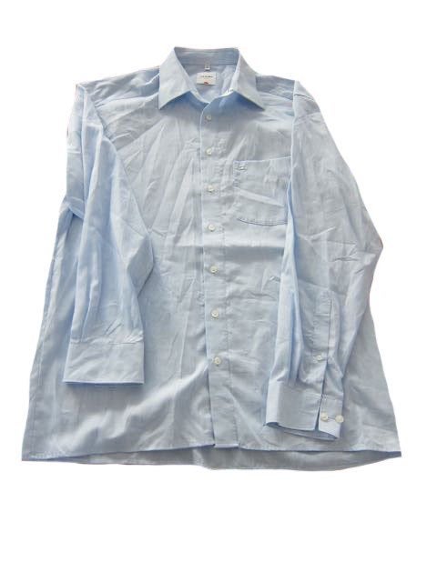 Olymp blouse overhemd blauw 41, Verburgt Vintage, Blauw, Ophalen of Verzenden, Olymp