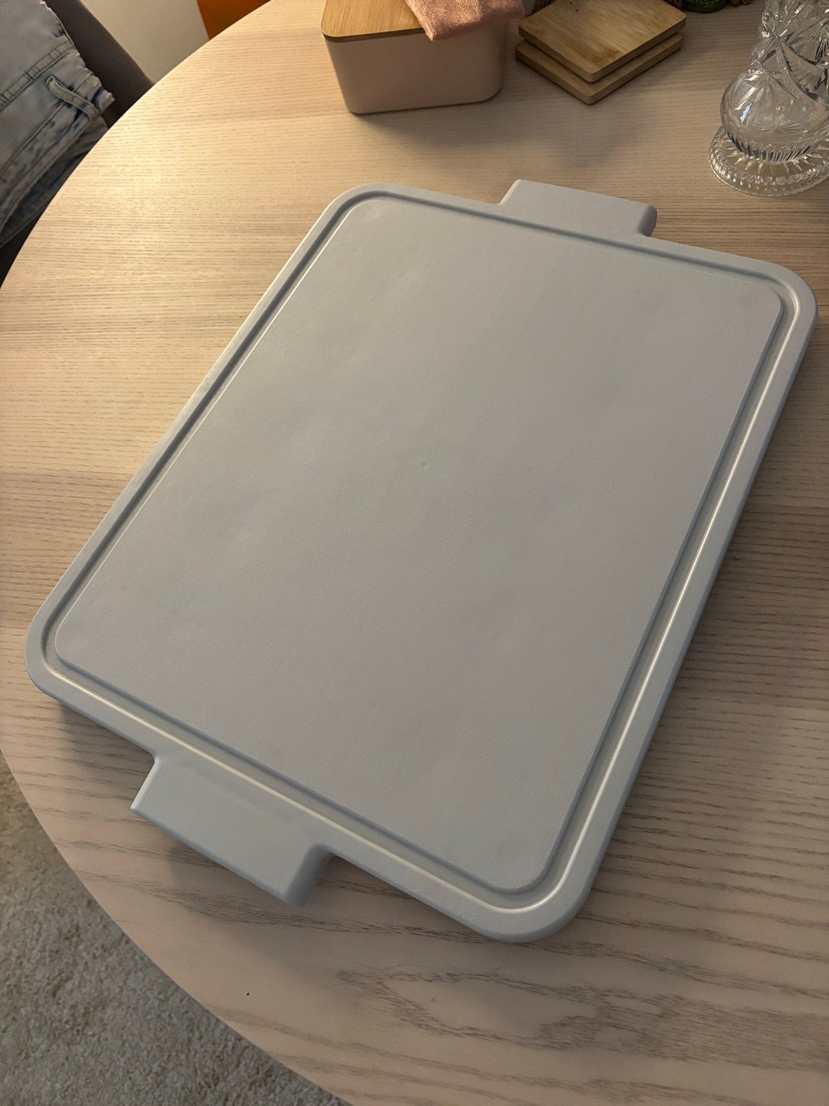 IKEA LILLHAVET Snijplank lichtgrijs 49x35 cm - Nieuw, Ophalen, IKEA, Kunststof, Snij-/serveerplank