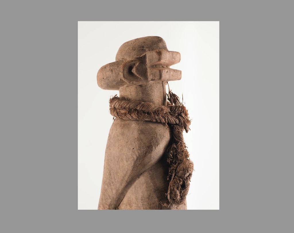 Mama houtsnijwerk(120730-05), Hout, 61 cm, Afrika, Handgemaakt