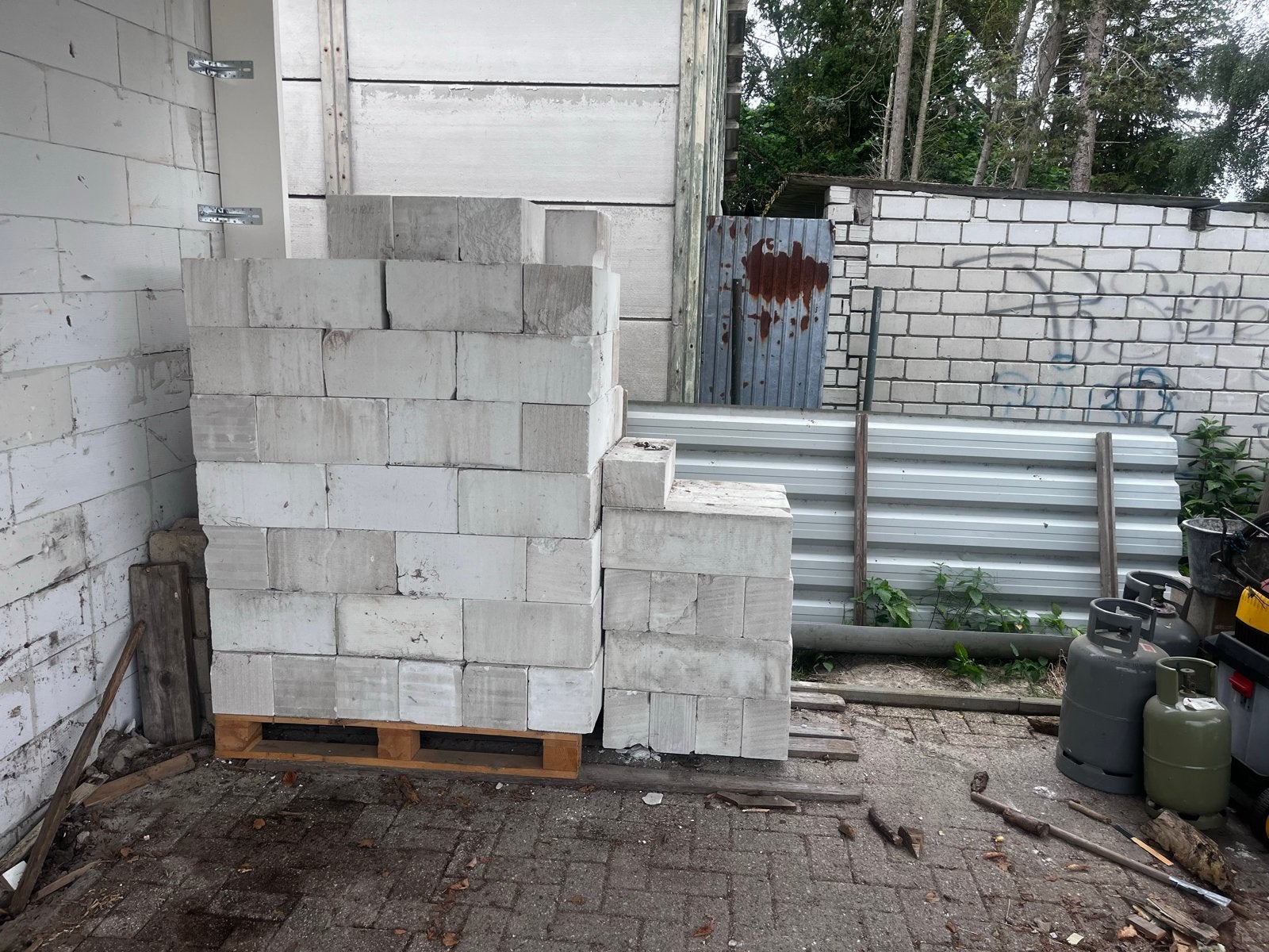 Ytong blokken 20x20x400 -  ong 85 stuks, Doe-het-zelf en Verbouw, Ophalen, Gebruikt, Overige typen