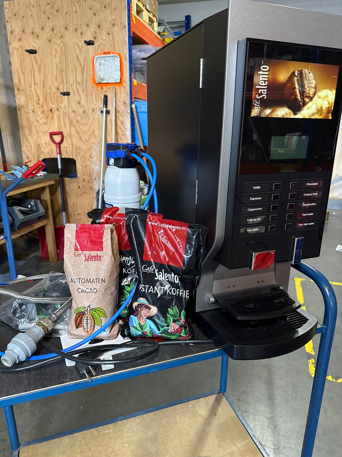 Café Salento Professionele Koffiemachine - Gebruikt, Witgoed en Apparatuur, Ophalen, Gebruikt, 10 kopjes of meer, Koffiemachine