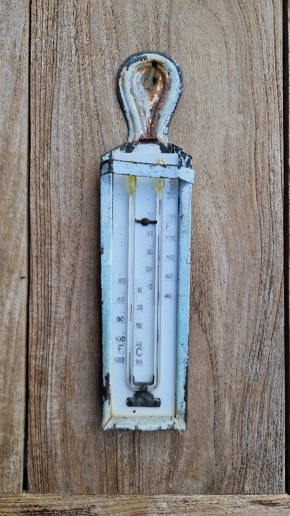 Antieke buiten thermometer, jaren 20-40, Ophalen of Verzenden