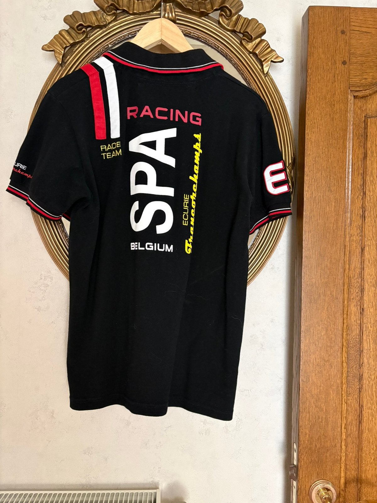 Officieel motorsportpoloshirt van Écurie Francorchamps, Ophalen of Verzenden, Zo goed als nieuw, Maat 52/54 (L), Overige kleuren