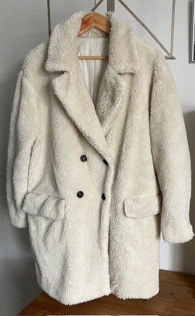 Teddy jas, Verzenden, Beige, Maat 46/48 (XL) of groter, Zo goed als nieuw