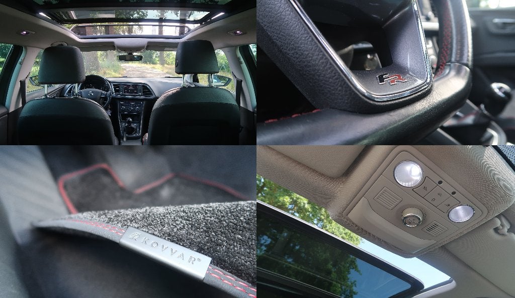 SEAT leon FR 1.4 - VOL: pano, trekhaak, matten, Auto's, Voorwielaandrijving, Leon, Leder en Stof, Grijs