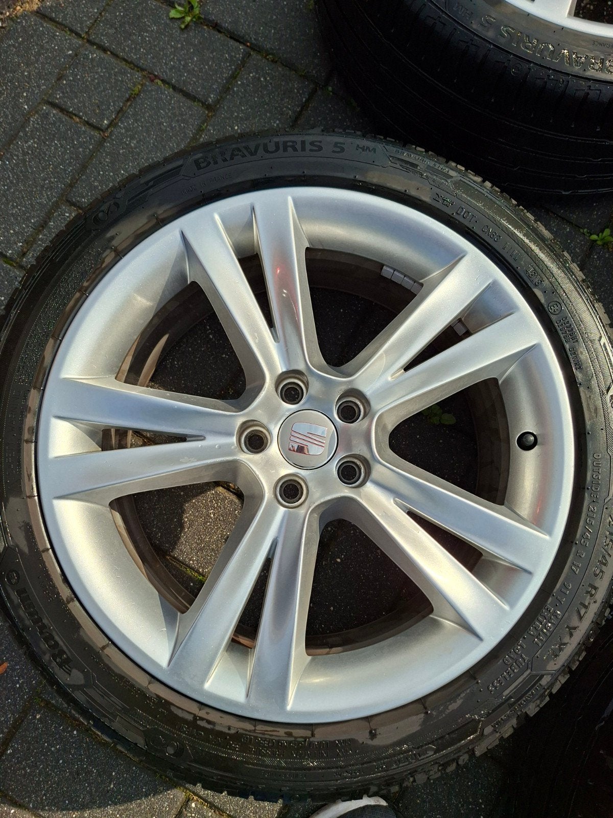 17 inch SEAT IBIZA FR velgen met banden, Auto-onderdelen, Ophalen, Banden en Velgen, 17 inch, Personenwagen