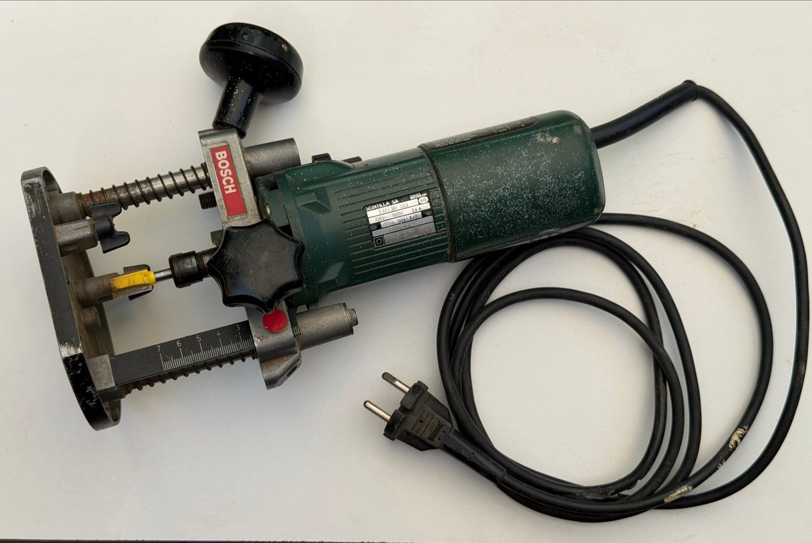 Bosch POF 52 Bovenfrees 500W - Vintage en Functioneel, Ophalen, Gebruikt, Elektrisch, Bovenfrees