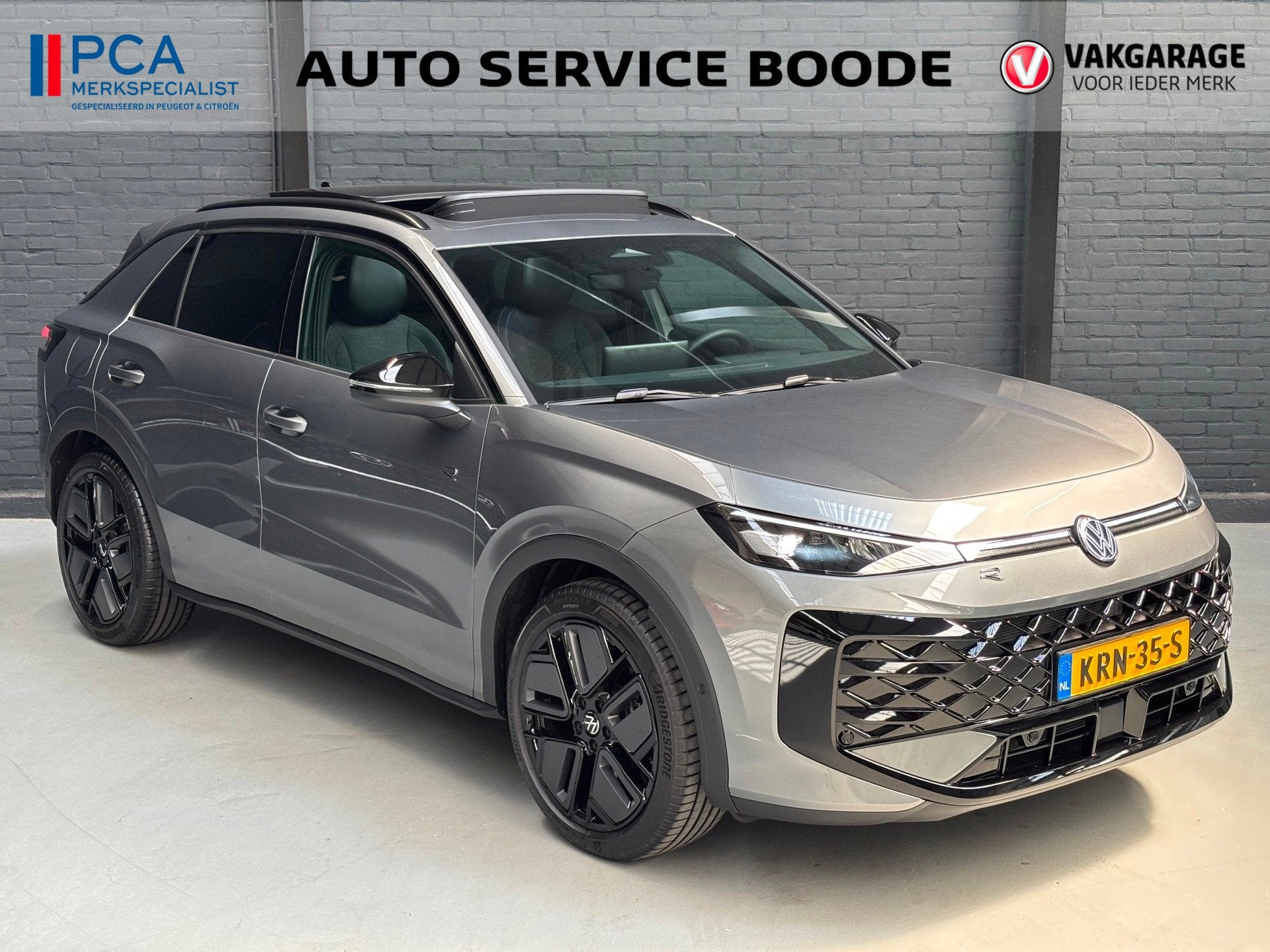 Volkswagen T-ROC 1.5 eTsi (150 pk) R-Line automaat - panoram, Auto's, Volkswagen, 730 kg, Euro 6, 4 cilinders, Leder en Stof