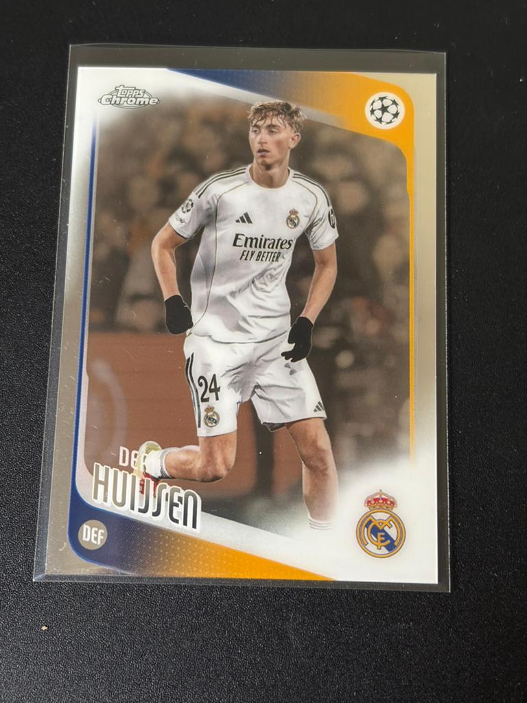 Topps - Real Madrid - Dean Huijsen, Ophalen of Verzenden, Zo goed als nieuw, Buitenlandse clubs, Poster, Plaatje of Sticker