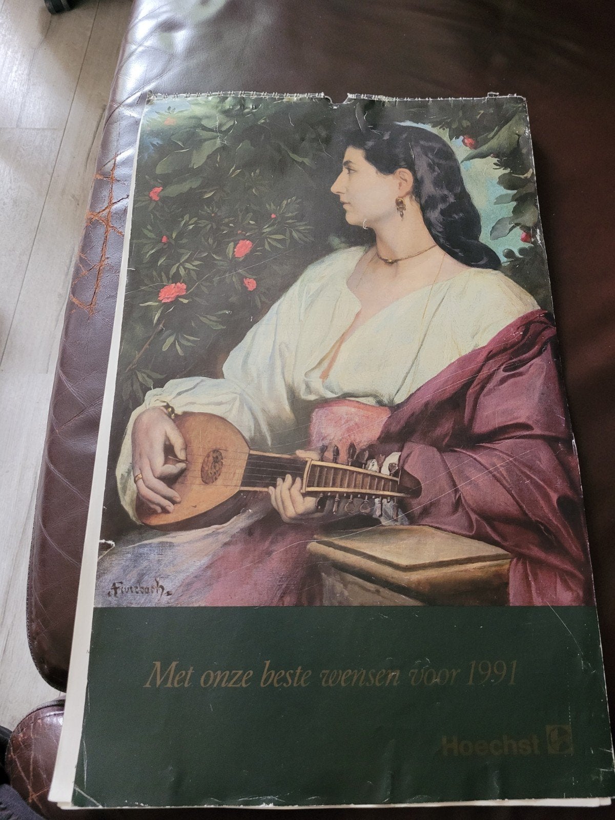 KALENDER UIT 1991., Ophalen of Verzenden, Maandkalender