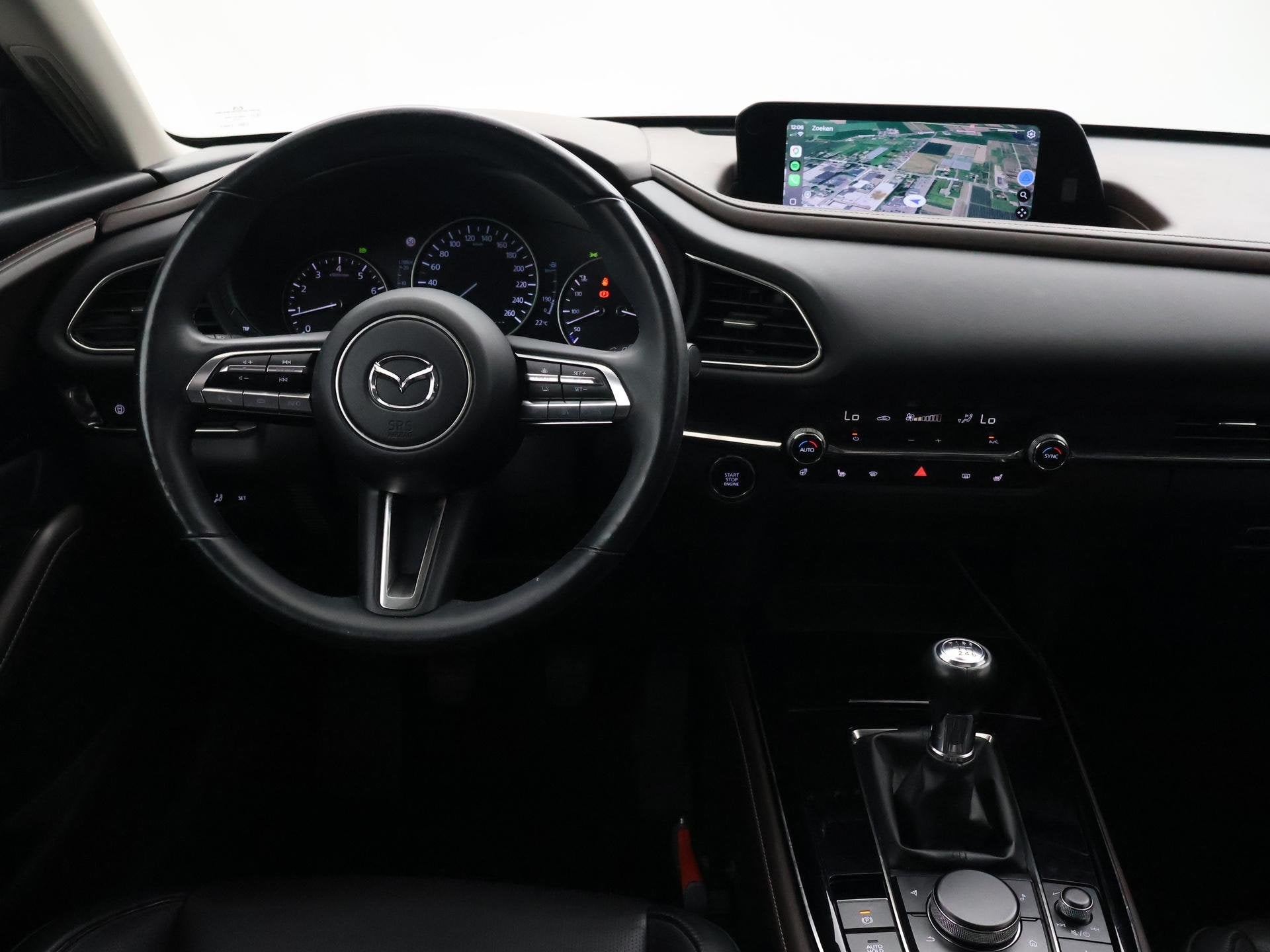 Mazda CX-30 2.0 e-SkyActiv-X M HYBRID LUXURY + TREKHAAK | BO, Auto's, Voorwielaandrijving, 1998 cc, Gebruikt, 4 cilinders