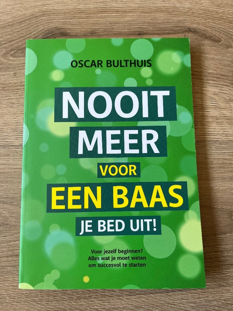 Nooit meer voor een baas je bed uit, Boeken, Ophalen of Verzenden, Beta, Zo goed als nieuw, HBO