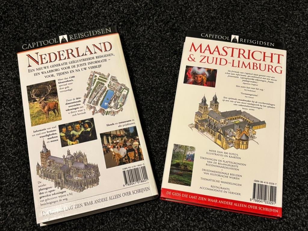 Capitool reisgidsen. 2 stuks., Boeken, Reisgidsen, Capitool, Ophalen of Verzenden, Zo goed als nieuw, Reisgids of -boek
