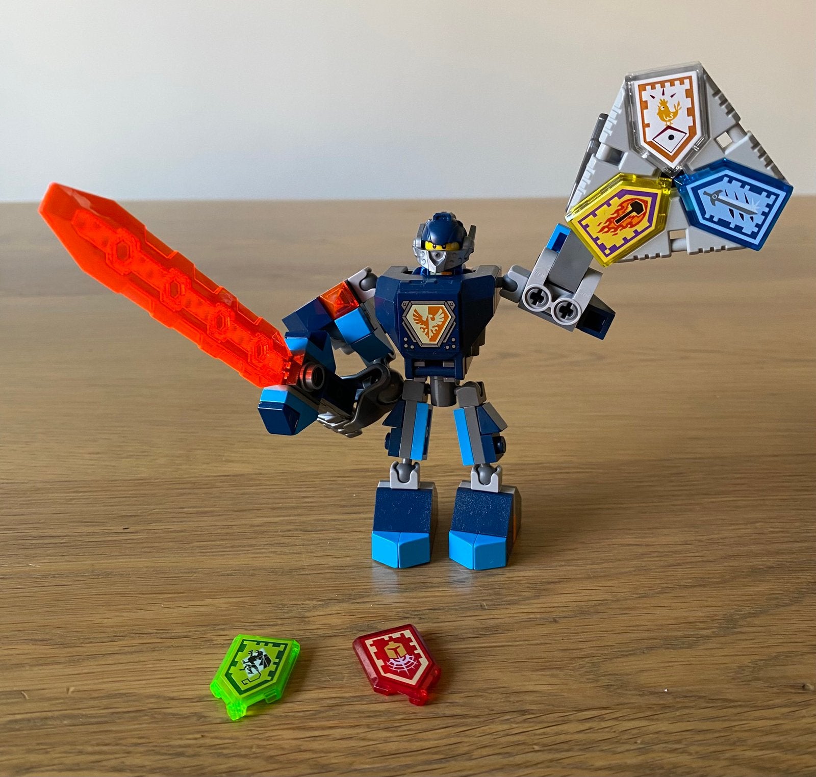 LEGO Nexo Knights Strijdharnas Clay - 70362, Lego, Ophalen of Verzenden, Zo goed als nieuw, Complete set