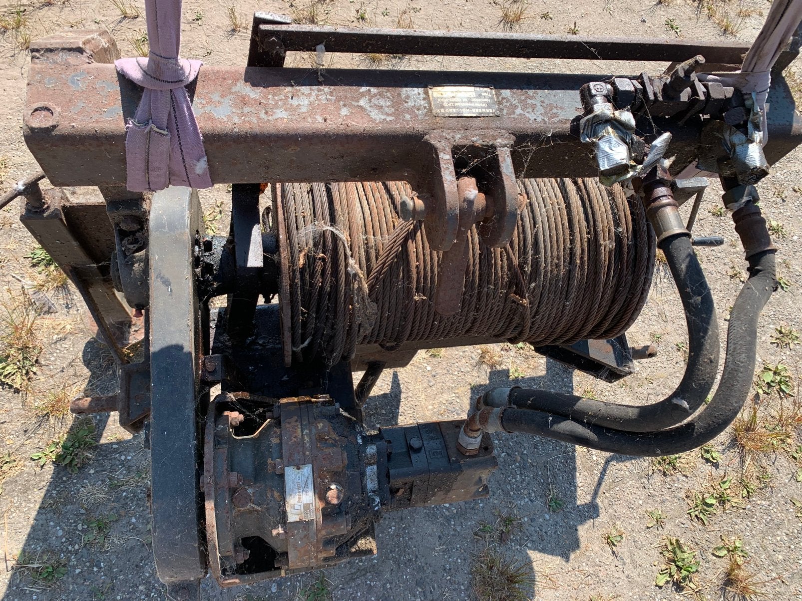 Hydraulische lier, Ophalen, Gebruikt
