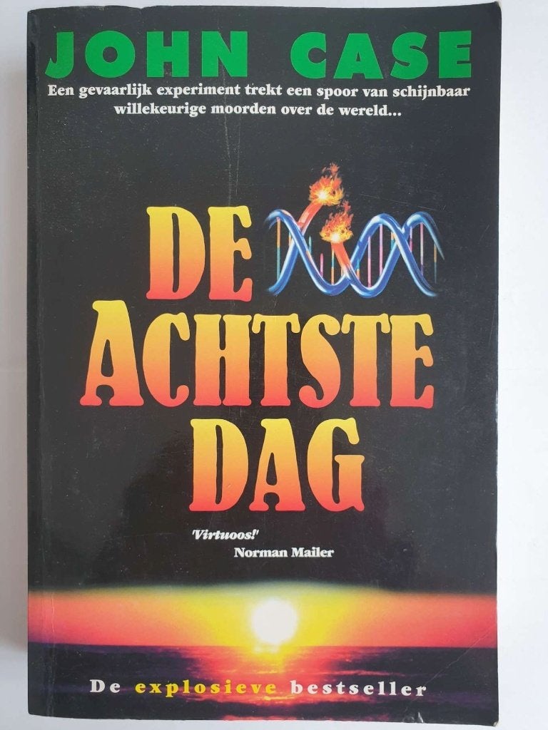 De achtste dag, John Case, thriller, ISBN 90-225-2239-3, Boeken, Ophalen, Zo goed als nieuw