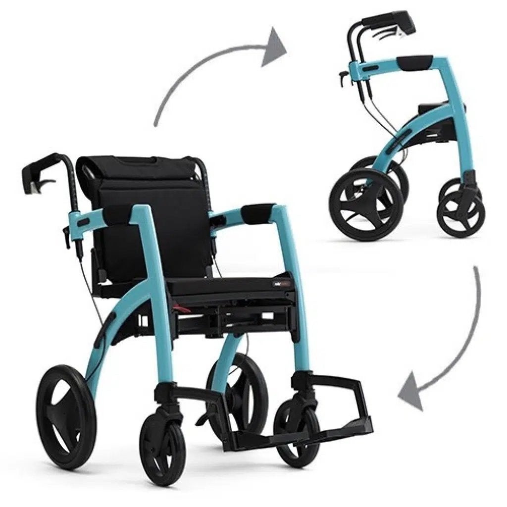 Rollz motion rollator/rolstoel, Diversen, Rollators, Ophalen, Opvouwbaar, Gebruikt