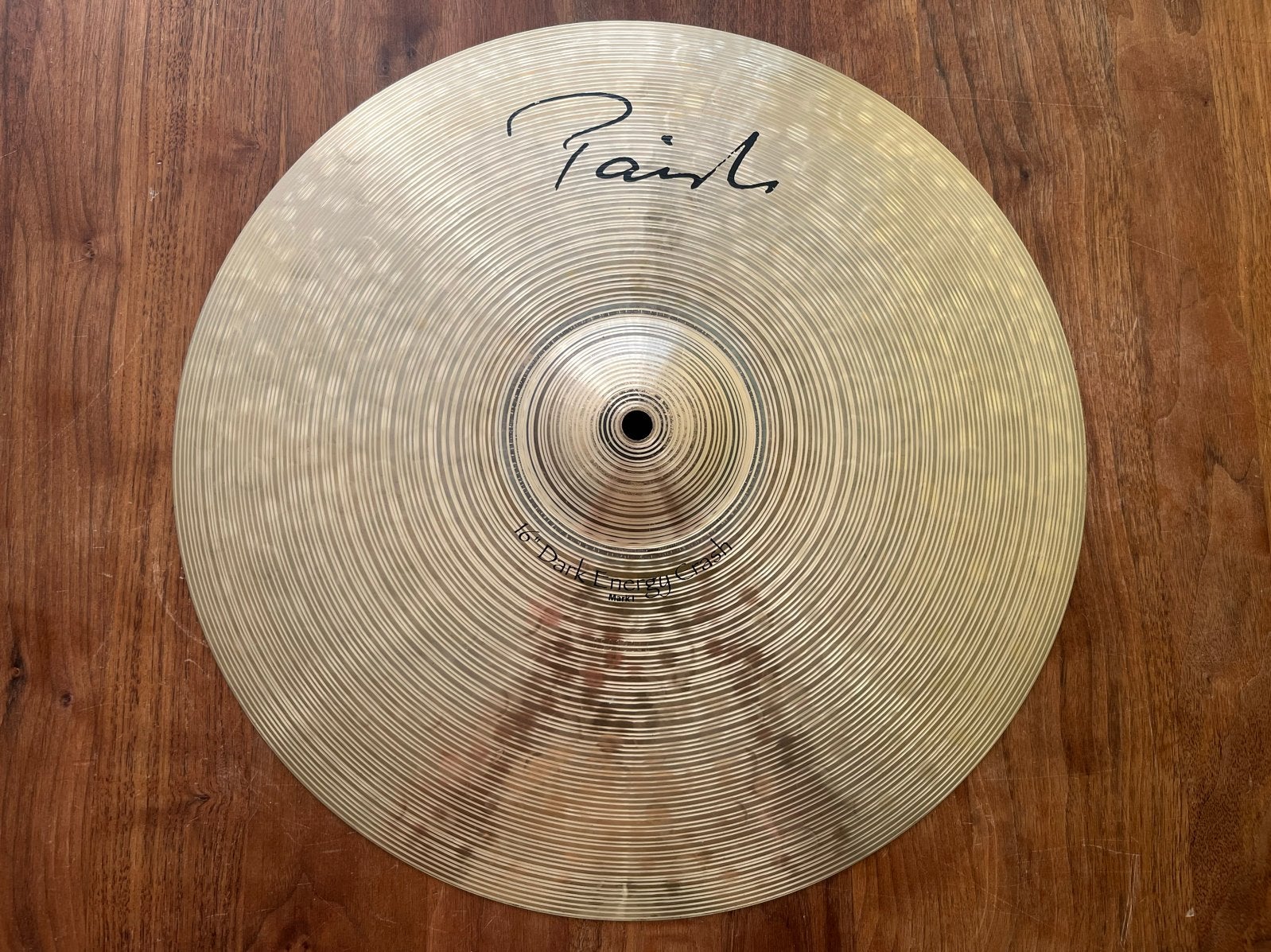 Paiste 16 inch Dark Energy Crash Bekken, Muziek en Instrumenten, Ophalen, Zo goed als nieuw, Overige merken