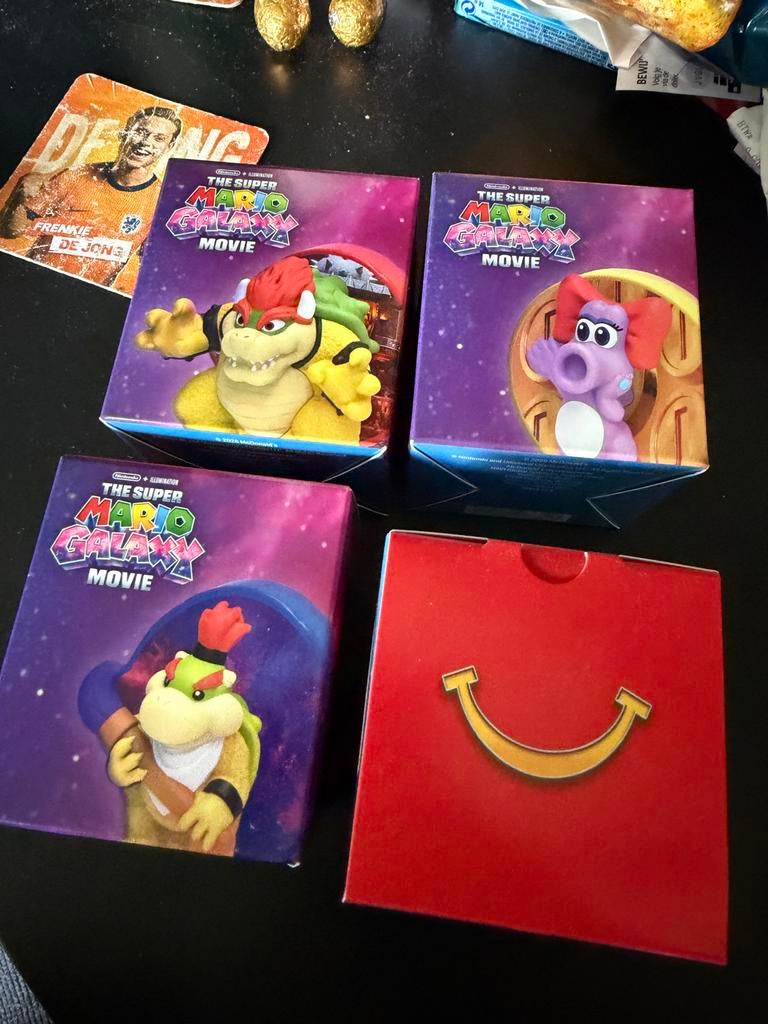 Super Mario Galaxy Movie Happy Meal Figuren Mcdonalds, Ophalen of Verzenden, Nieuw