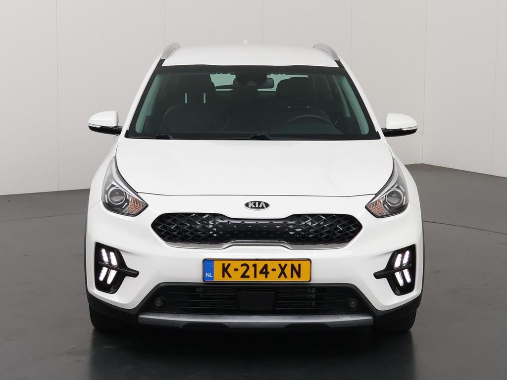Kia Niro 1.6 GDi Hybrid DynamicLine | Trekhaak | Navigatie |, Auto's, Kia, Gebruikt, Euro 6, 2 kWh, Leder en Stof