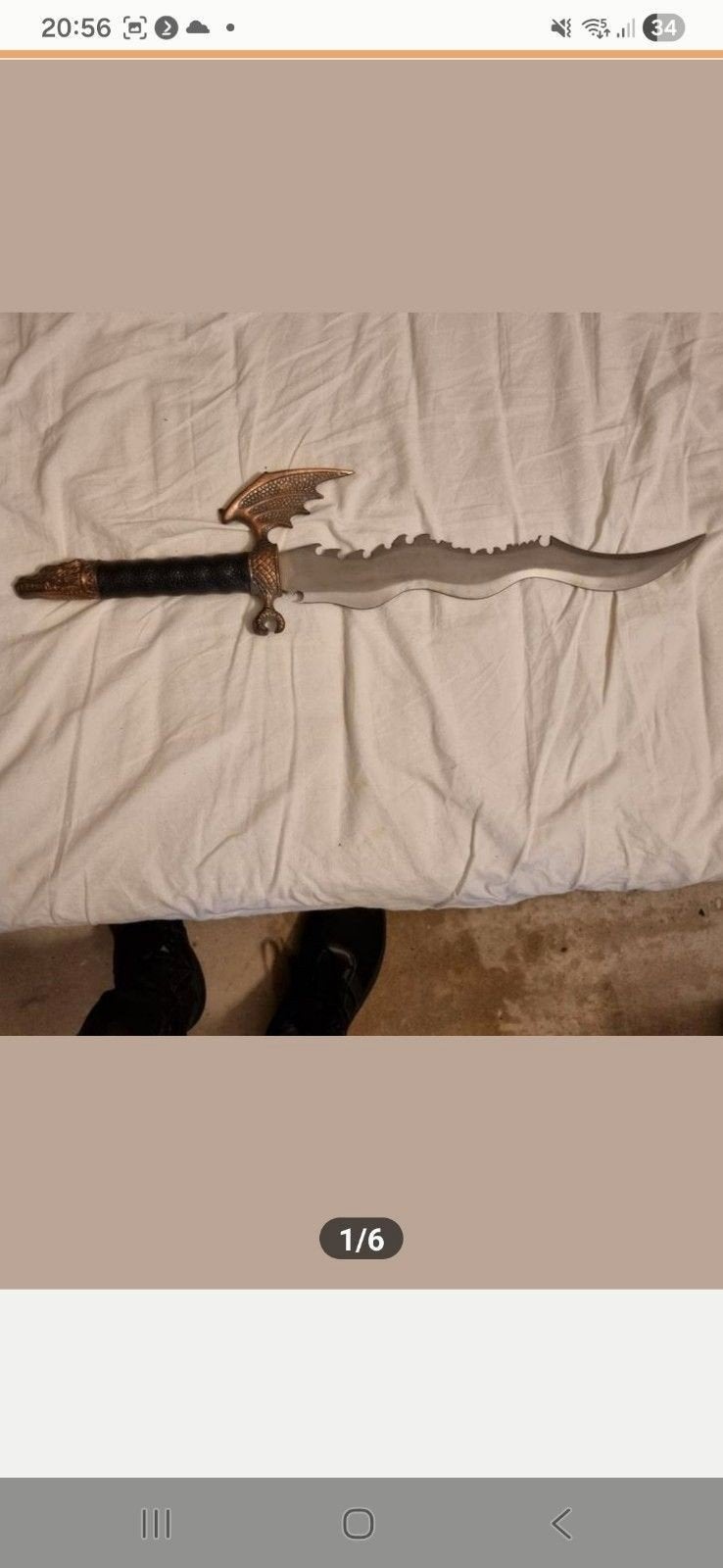 Fantasy Dolk met Drakenhandvat - Decoratief, Verzamelen, Ophalen of Verzenden