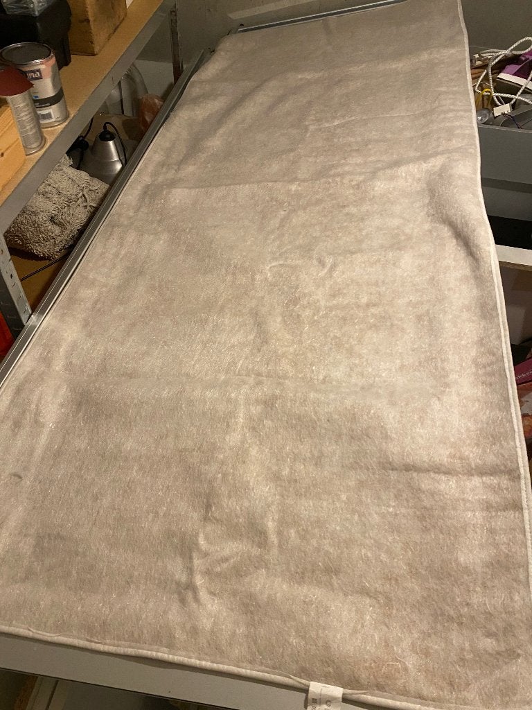 Matras beschermer, Gebruikt, Eenpersoons, Matrasbeschermer, Beige