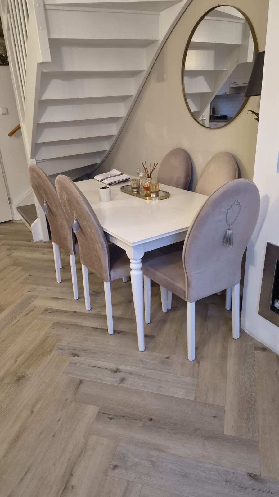 IKEA Eettafel wit, 156x87cm, Ophalen, Gebruikt, 100 tot 150 cm, 50 tot 100 cm