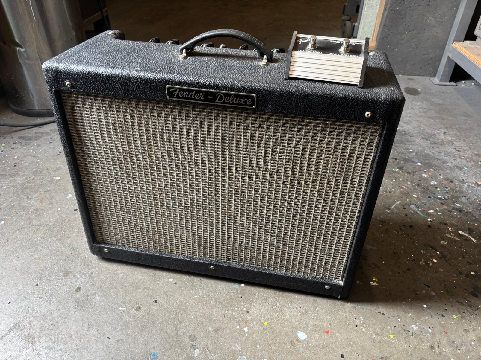 Fender hot rot deluxe buizen versterker, Muziek en Instrumenten, Ophalen of Verzenden, Gebruikt, Gitaar, 100 watt of meer