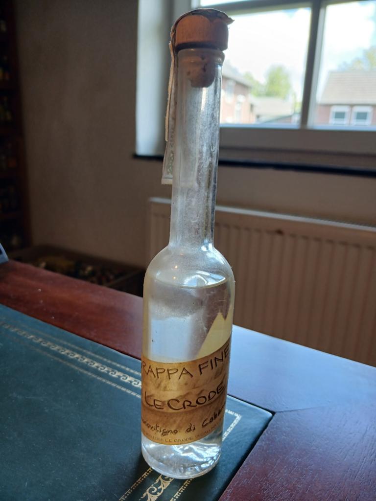 Grappa Fine Le Crode - Miniatuurflesje, Antiek en Kunst, Ophalen of Verzenden