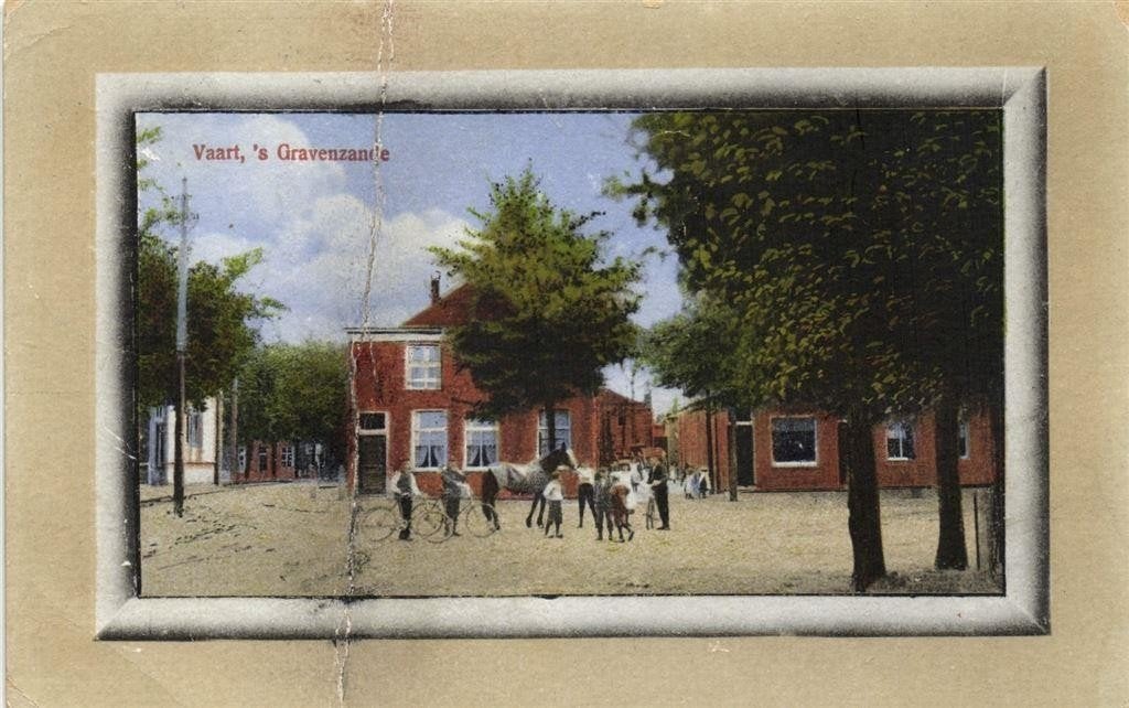 Vaart, s Gravenzande - B-keus - 1930 gelopen, Ophalen of Verzenden, 1920 tot 1940, Gelopen, Noord-Brabant