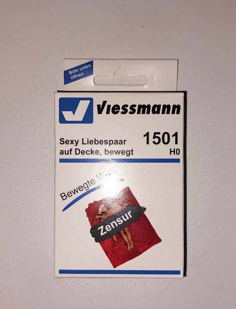 Viessmann H0 1501 - Bewegende figuurtjes in ovp, Hobby en Vrije tijd, Modeltreinen | H0, Overige merken, Gelijkstroom of Wisselstroom