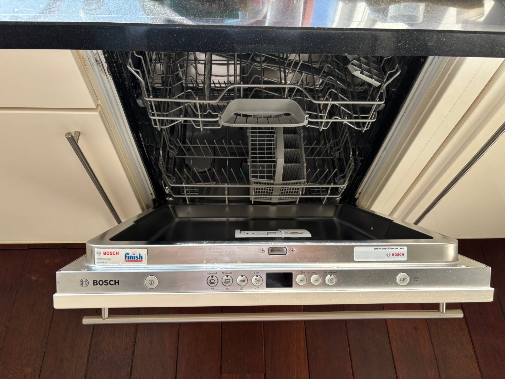 Bosch vaatwasser uit 2012, Ophalen, Gebruikt, Minder dan 85 cm, Inbouw