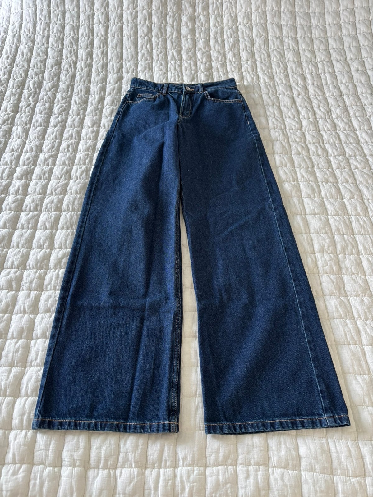 Pull & Bear wide leg jeans 36, Ophalen of Verzenden, Nieuw, Blauw, W28 - W29 (confectie 36)