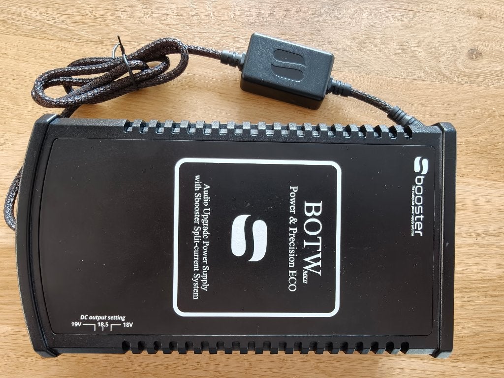 Sbooster BOTW P&P ECO MKII 18V-19V lineaire voeding, Ophalen of Verzenden, Zo goed als nieuw