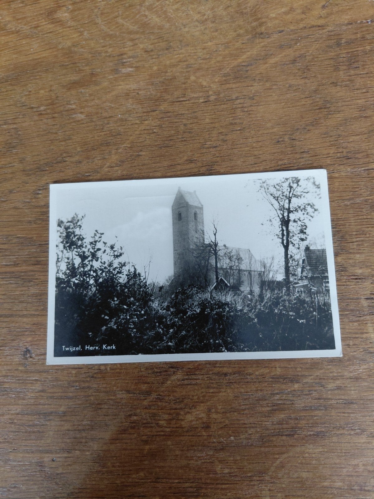 71_i Twijzel. Nh.kerk, Verzamelen, Ansichtkaarten | Nederland, Ophalen of Verzenden, 1940 tot 1960