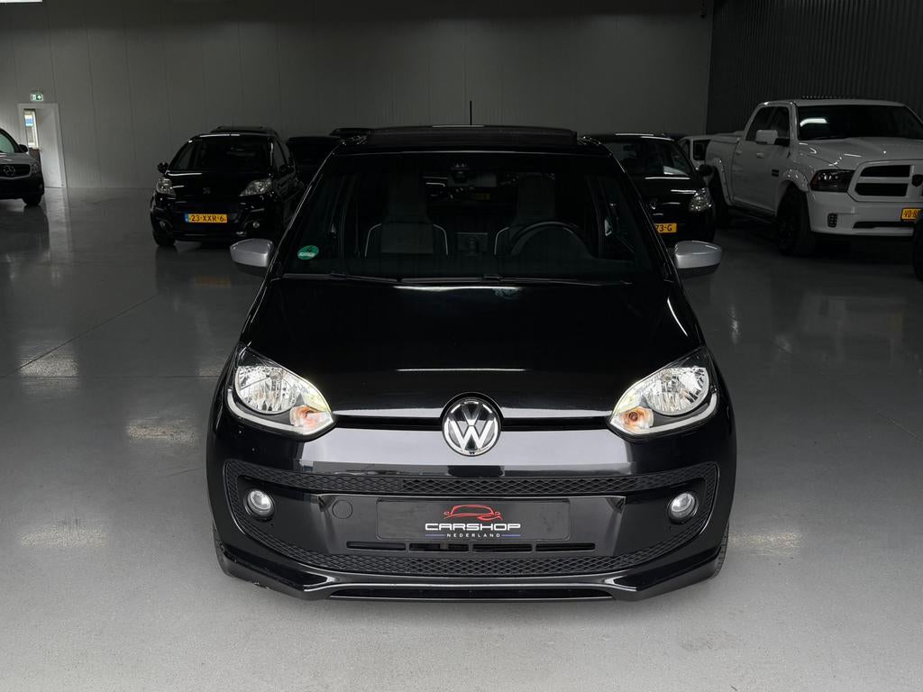 Volkswagen Up 1.0 MPI STREET UP! 75PK PANO/CRUISE/STOELVRM, Voorwielaandrijving, Zwart, Bedrijf, Handgeschakeld