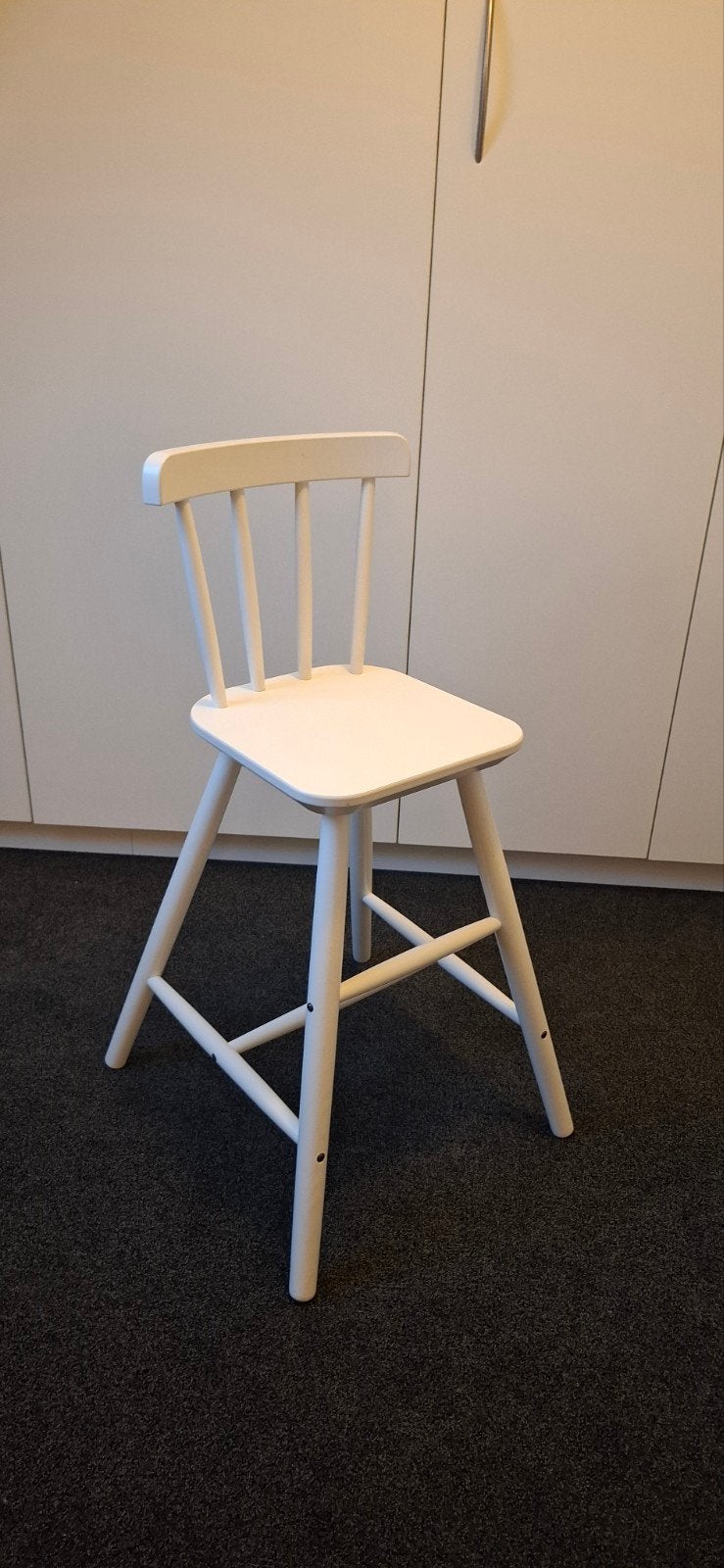 Ikea Agam kinderstoel - Wit, Ophalen, Gebruikt, Overige typen