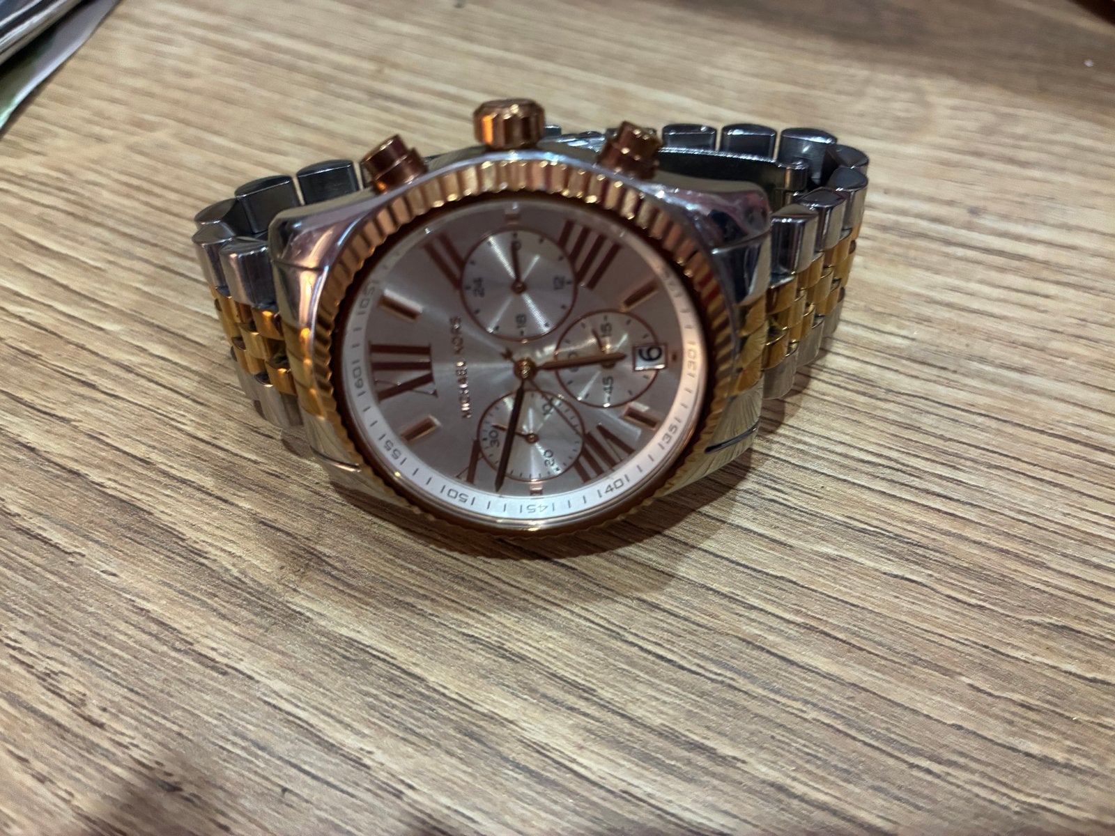 Michael Kors Polshorloge - Zilver/Goud, Overige merken, Gebruikt, Staal, Polshorloge